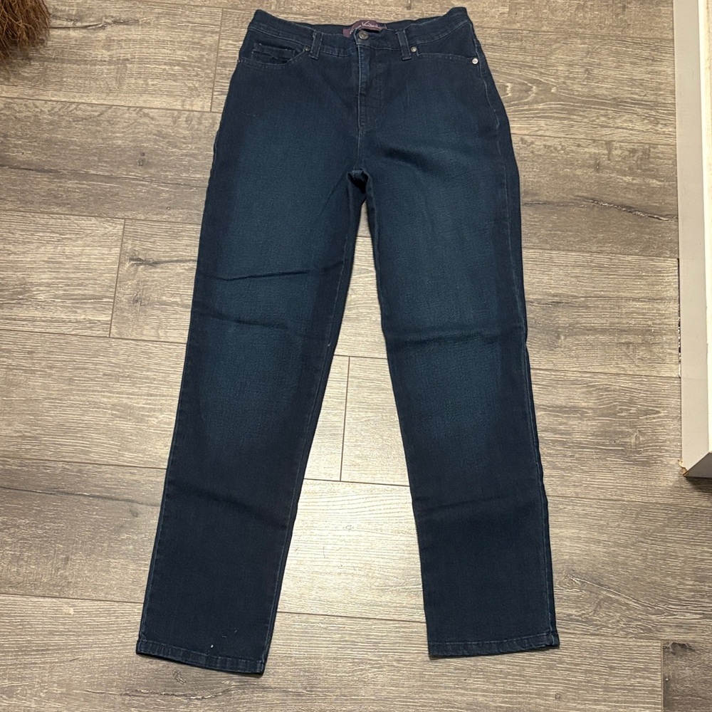Gloria Vanderbilt Women's Dark Blue Straight Leg Jeans